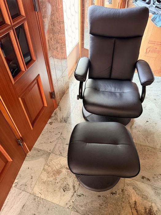 Cadeira confortável preto