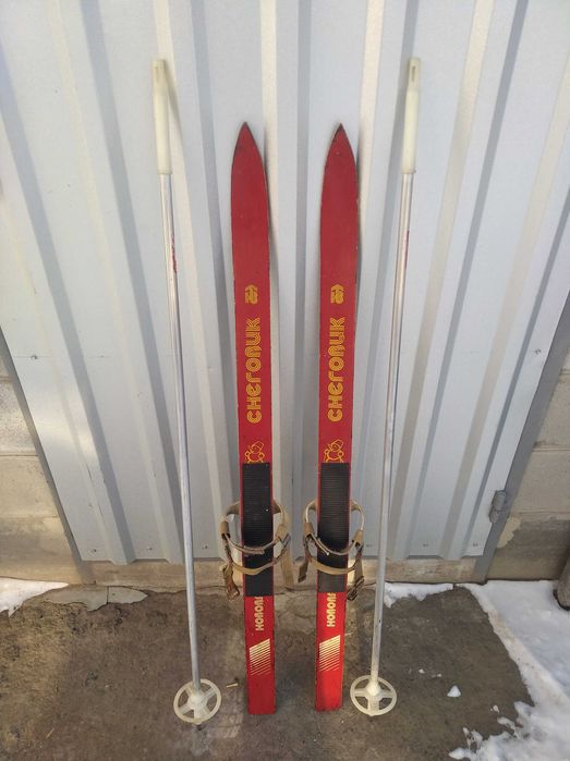 Продам лижі, палки до лижів