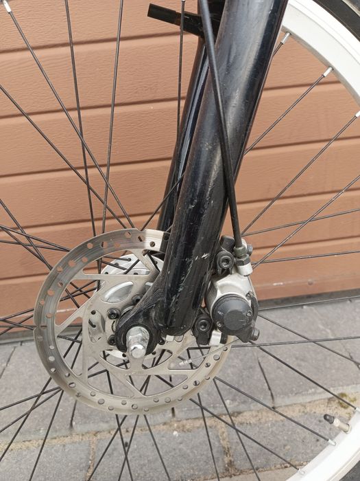 Rower tarcze shimano Tourney dynamo aluminium