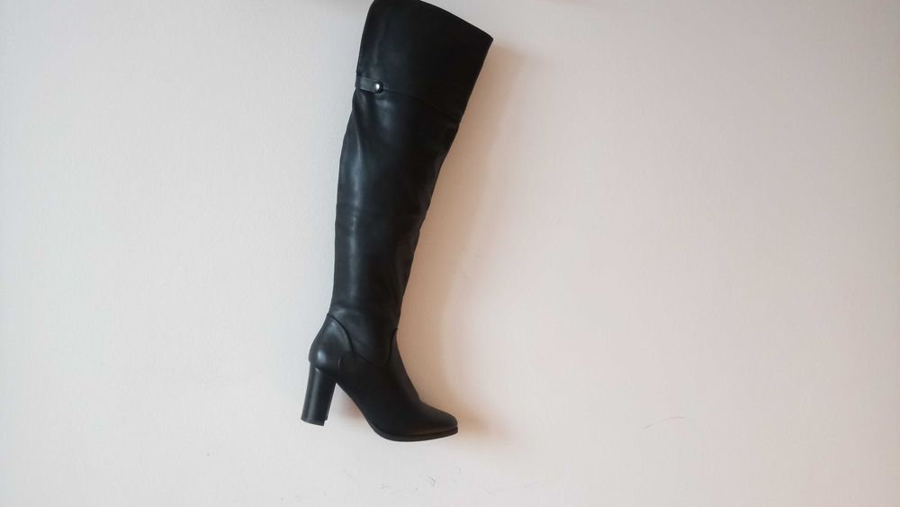 Kozaki damskie skora