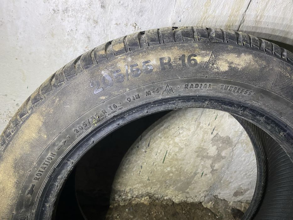 Резина зимова 205/55 r16 continental