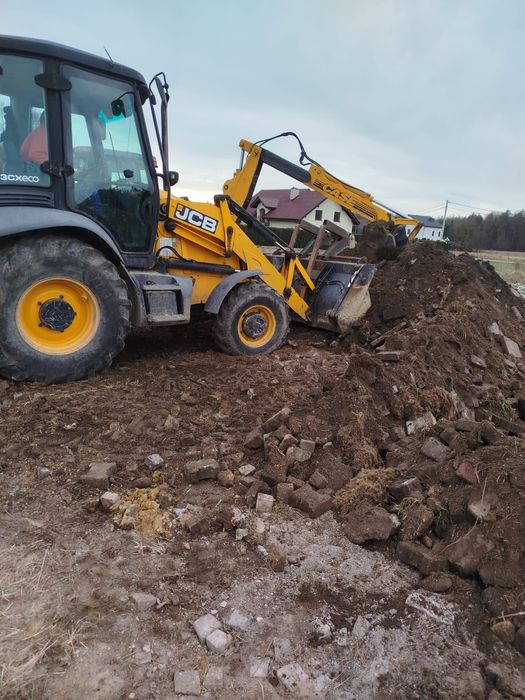 Usługi i wynajem minikoparki, koparko ładowarki ,transport kiper