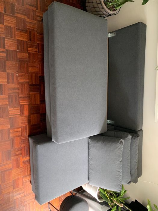 Sofá-cama “ÄLVDALEN”, do ikea, de 3 lugares, com chaise longue
