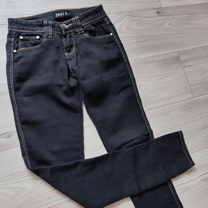 Czarne jeansy damskie XS Bardzo Polecam