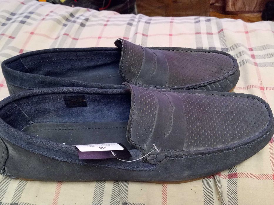 замшевые мокасины 41