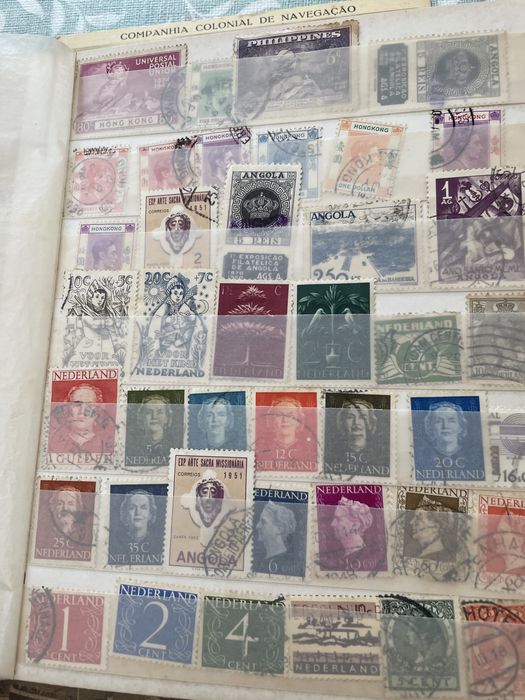 Album de selos e postais companhia colonisl de navegacao