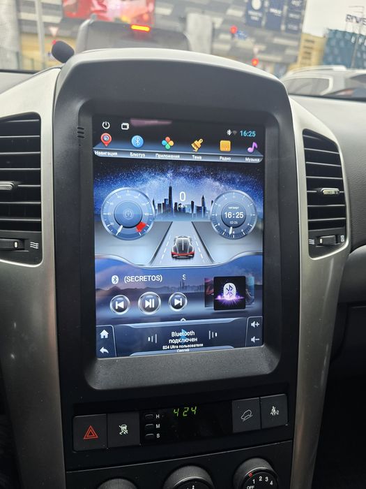 Магнитола штатная Chevrolet Captiva style tesla