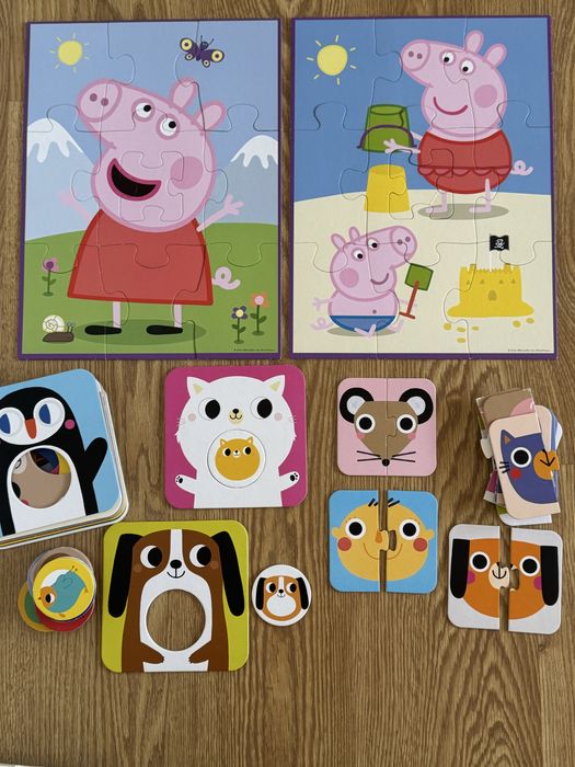 Zabawki edukacyjne Puzzle i układanki drewniane 15mies.+