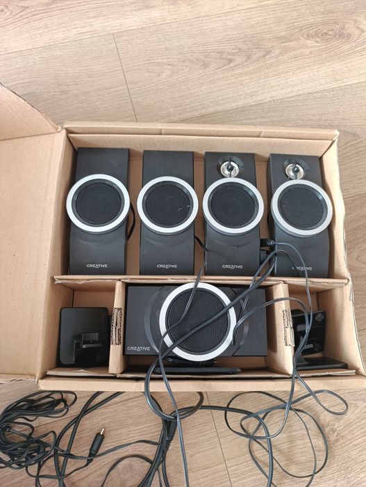 Głośniki Creative Inspire T6100 5.1 (komplet w oryginalnym opakowaniu)