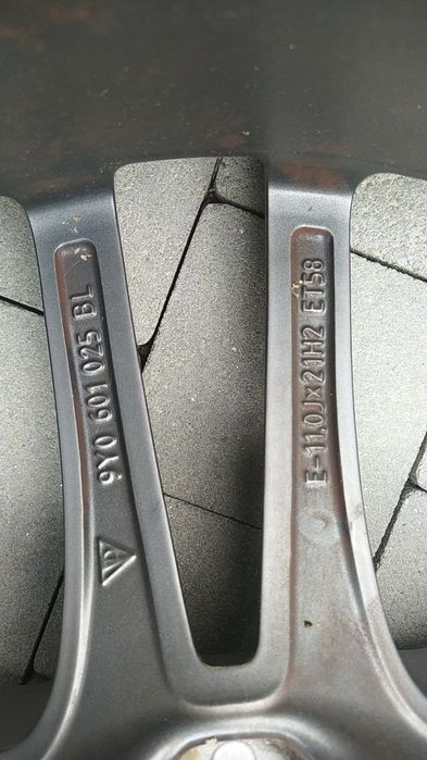 Porsche cayenne 9y0 диски r21 9y0601025bk,9y0601025bl