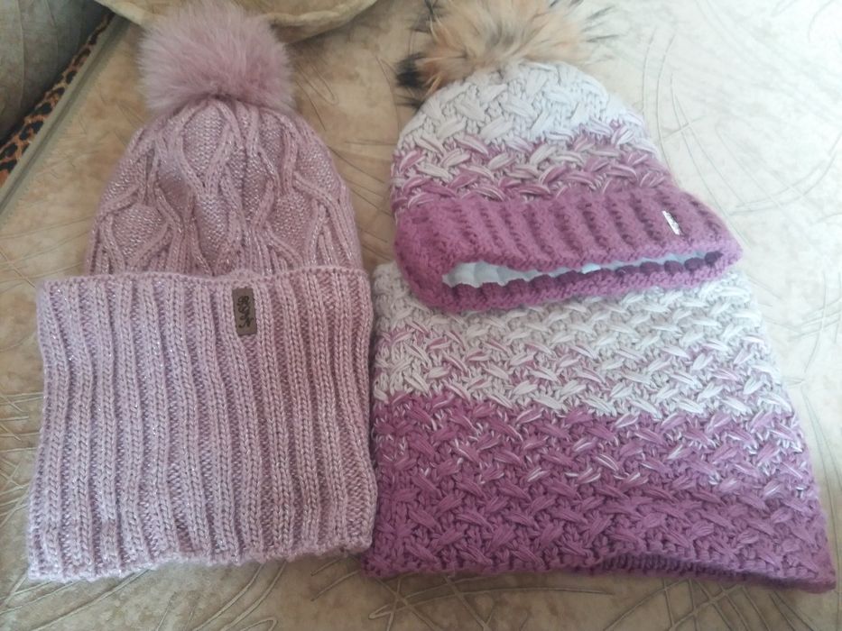 Шапки зимние. Наборы. Новые