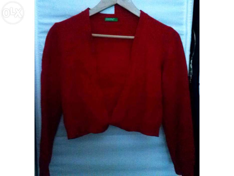 Casaco vermelho da Benetton, tam: S