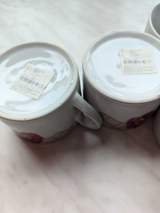 Filiżanki nowe porcelanowe poj. 0,2 l. - 6 szt. kpl.