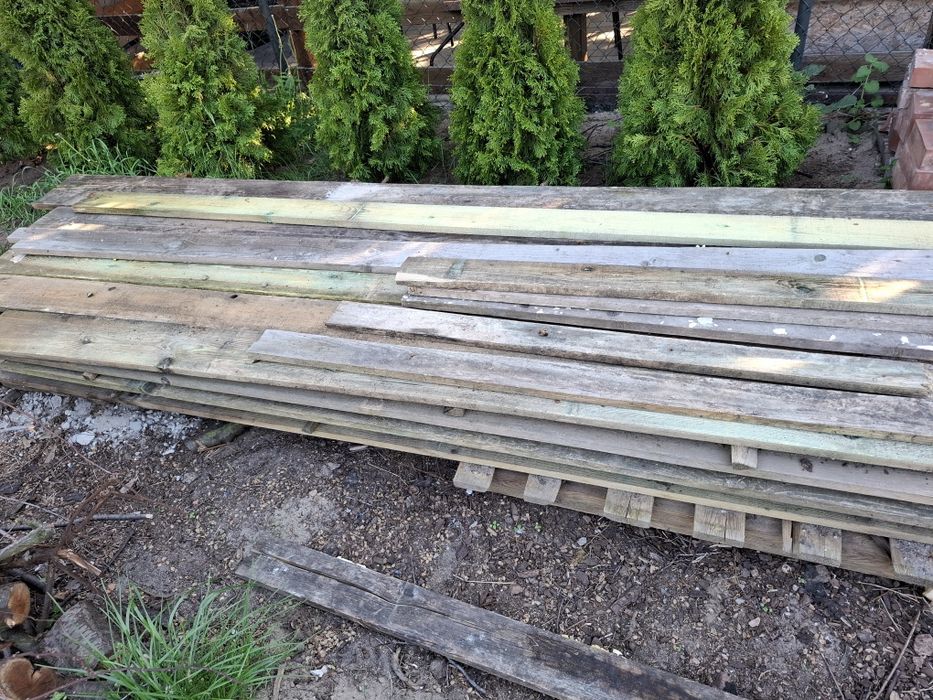 Deski impregnowane, ok 22m²