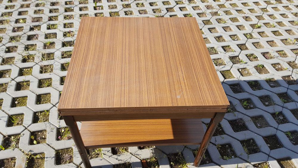 Stolik rozkładany PRL ława rozkładana kawowy stół używany!