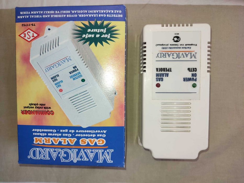 Детектор газа настоящий, датчик УГАРНЫЙ ГАЗ в гараж, печь, квартиры