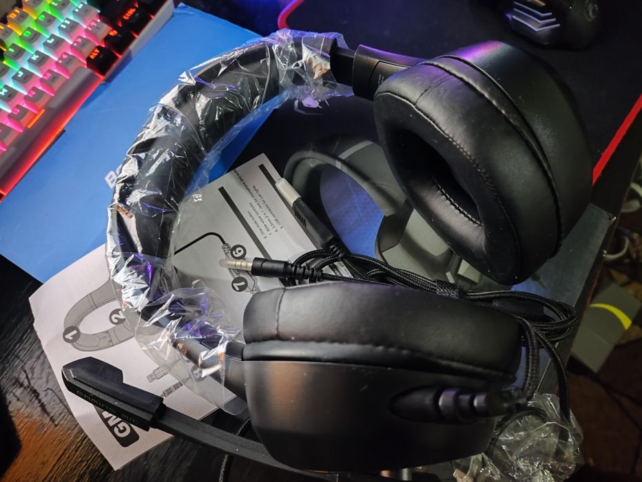 Топ!!!Навушники гарнітура REAL-EL GDX-7620 Black чорний (447676)