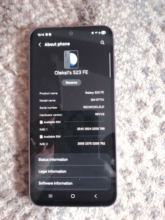 Смартфон Samsung s 23 FE VERIZON