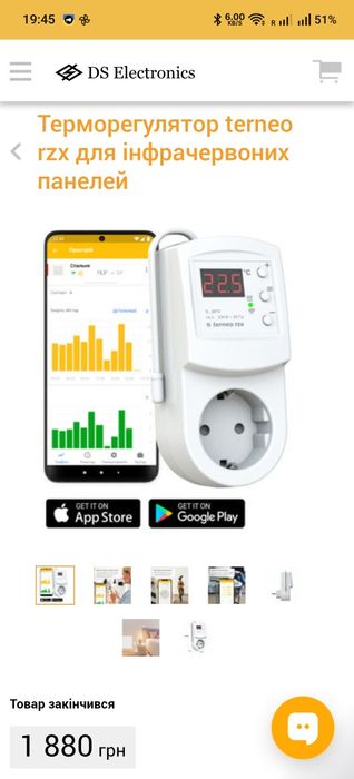 Терморегулятор Terneo rzx Wifi