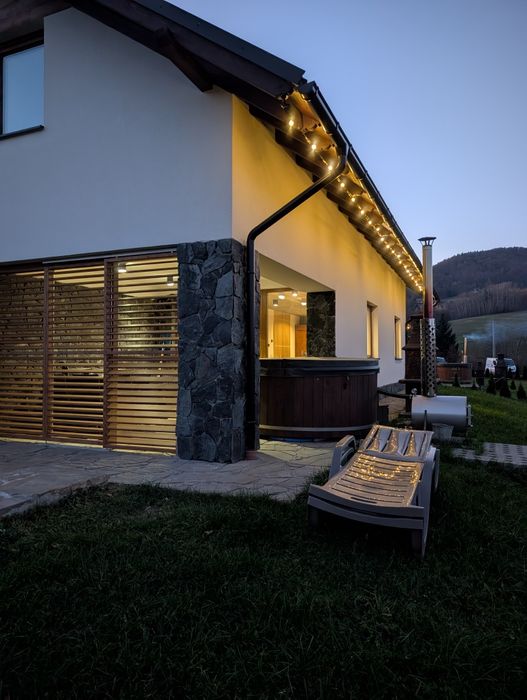 Domek w górach Balia Jacuzzi Domki Pod Chełmem