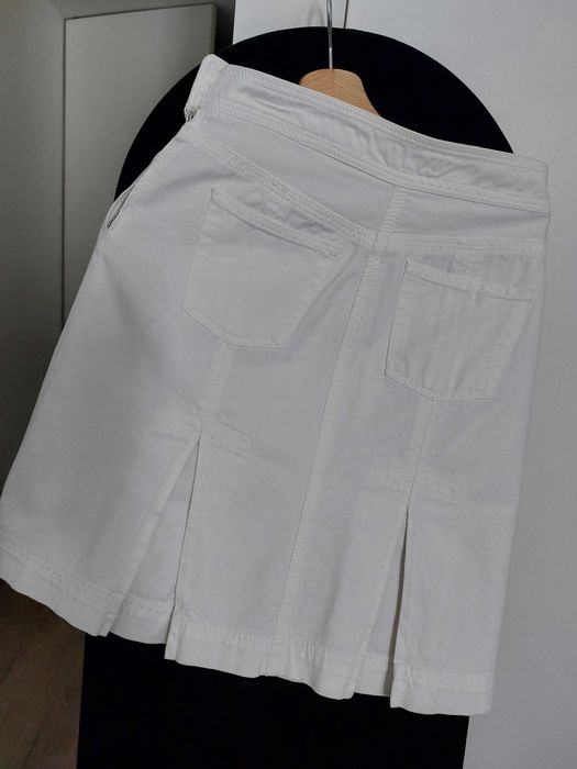 Saía branca feminina 100% algodão