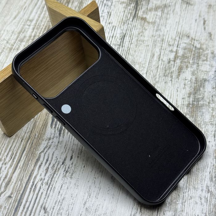 Чехол кожа Leather Case MagSafe на iPhone 17 Pro Max/ 17 Pro Чохол