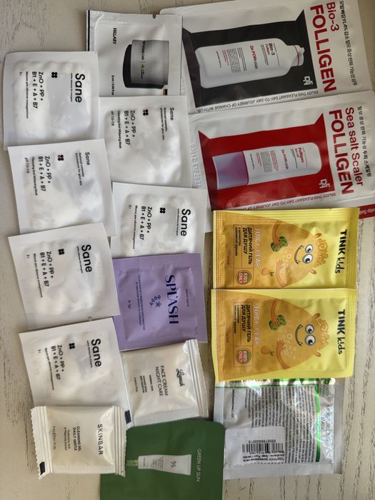 Пробники уходовой косметики