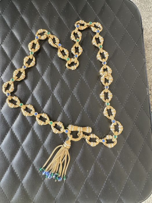 Кольє Franklin Mint,вінтаж,покриття 22 К