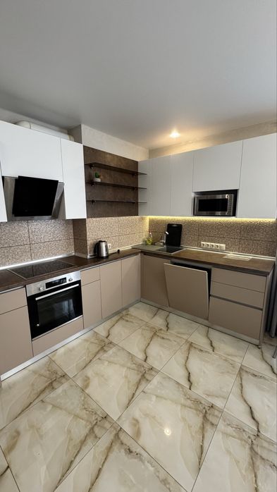 Кухня-студия и спальня ЖК Острова