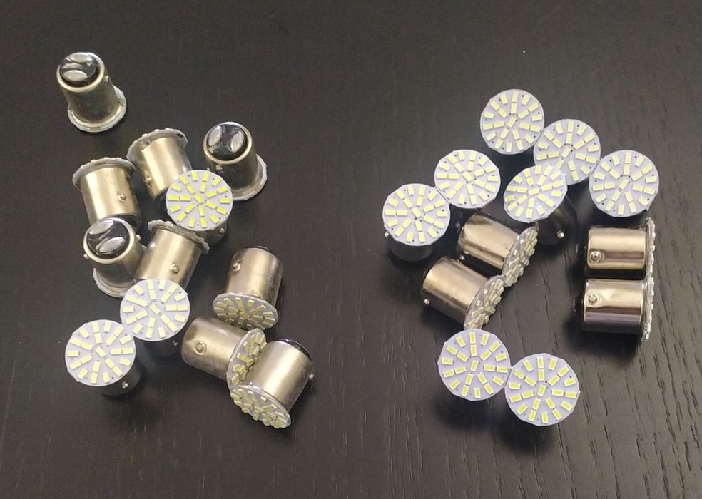 Leds P21W 22 SMD (BA15D e BA15S) canbus