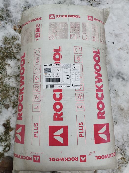 Wełna 5 cm Rockwool Rockmin plus
