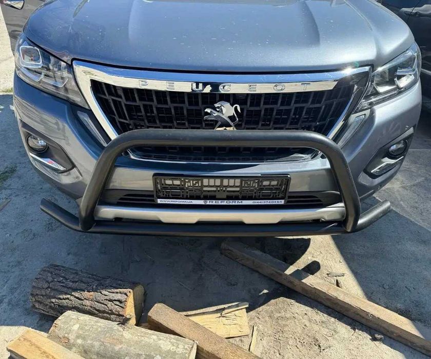 Кенгурятник Peugeot Landtrek 2021+ захист переднього бамперу дуги