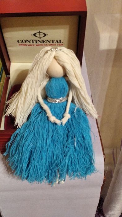 Лялька натуральний хлопок 18 см