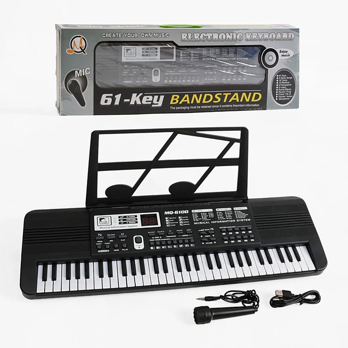 Піаніно дитяче, синтезатор дитячий LED екран,запис,тони,ритми,ефекти