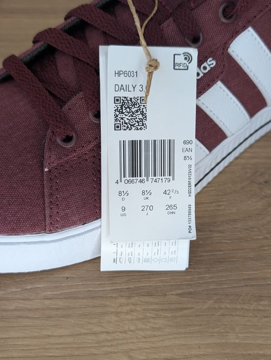 Чоловічі кеди Adidas Daily 3.0 (Оригінал) — Нові