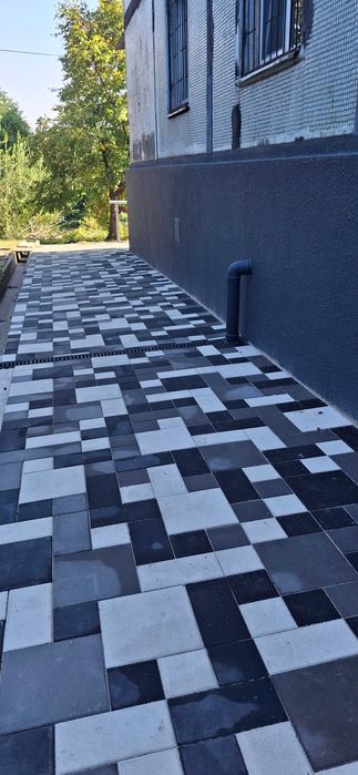 Укладка тротуарной плитки, брусчатки. Дворы, дорожки, заезды, тротуары