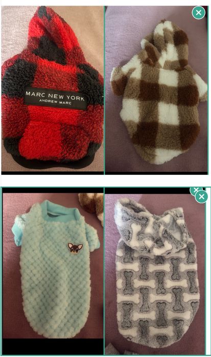 Кофтини для маленьких собак. Ціна за одну