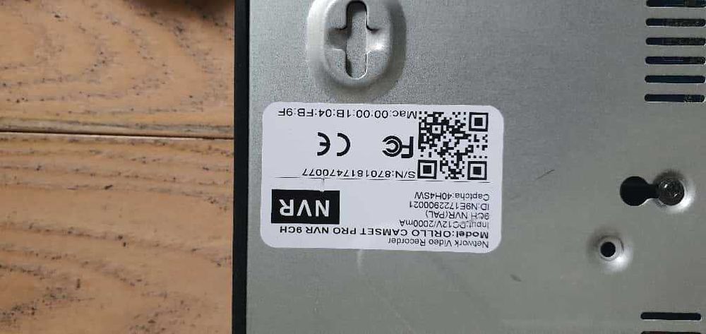 ORLLO WIFI PoE Rejestrator 4x kamera wifi