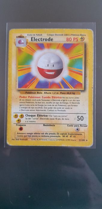 Cartas Pokemon Base set