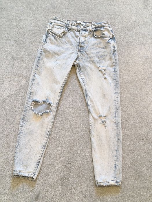Spodnie M jeansowe jeansy Zara 38 40