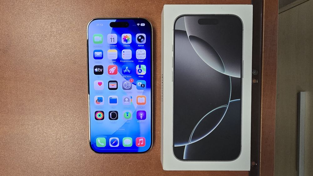 iPhone 16 Pro 128GB biały, stan bdb, gwarancja