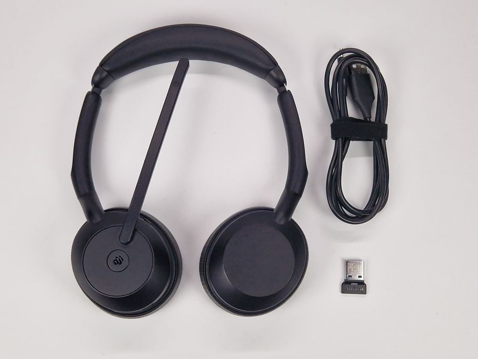 Навушники Jabra Evolve2 55 MS Stereo Black + адаптер Jabra Link 380a