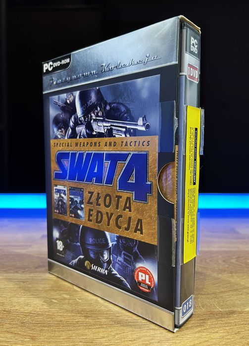 SWAT 4 Złota Edycja (PC PL 2006) slipcase BOX Platynowa Kolekcja