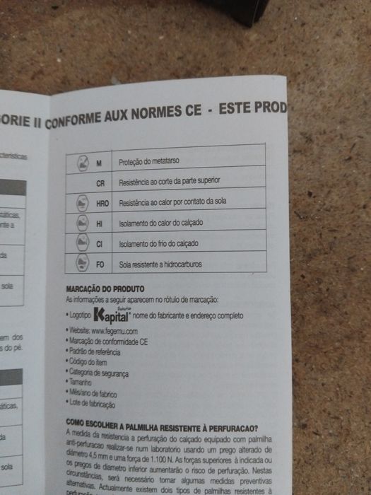 Botas proteção Kapital