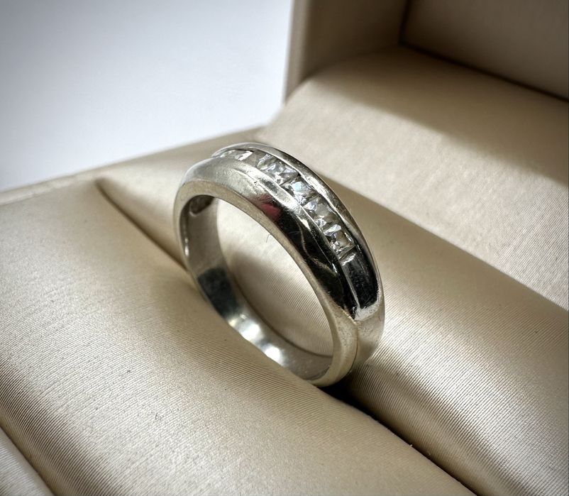 Pierścionek (białe złoto) 3,63g - SPOKO Lombard Sieradz Skup Złota