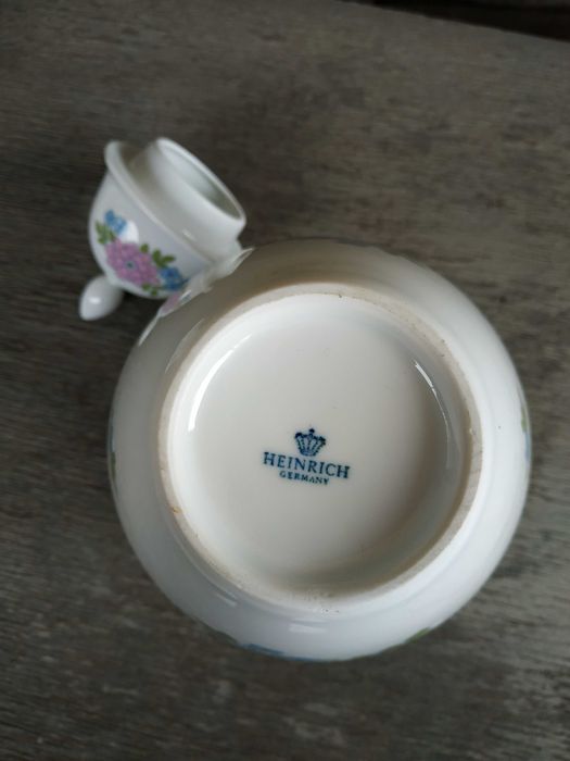 Ваза с крышкой имбирница Германия Винтаж Фарфор