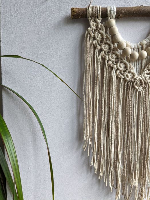 Painel em macramé