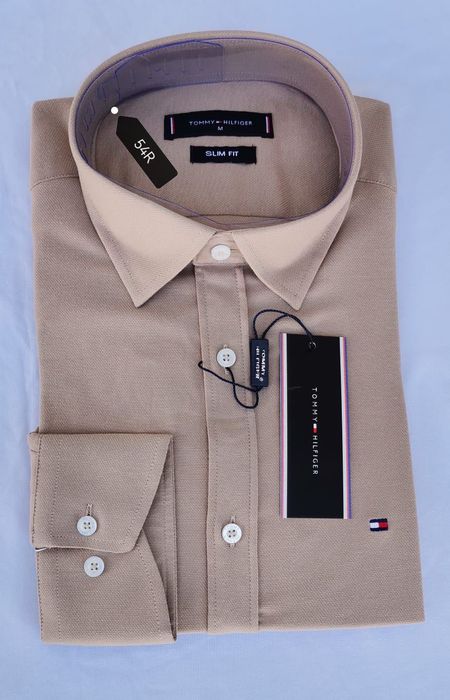 Koszula męska długi rękaw Tommy kolory elegancka premium M-XXXL