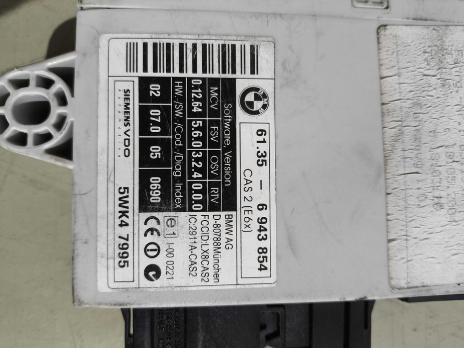 Modulo CAS 2 EWS  BMW E60/E61/E63/E64   694.3854