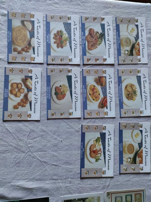 Cartas postais de Macau e Espanha